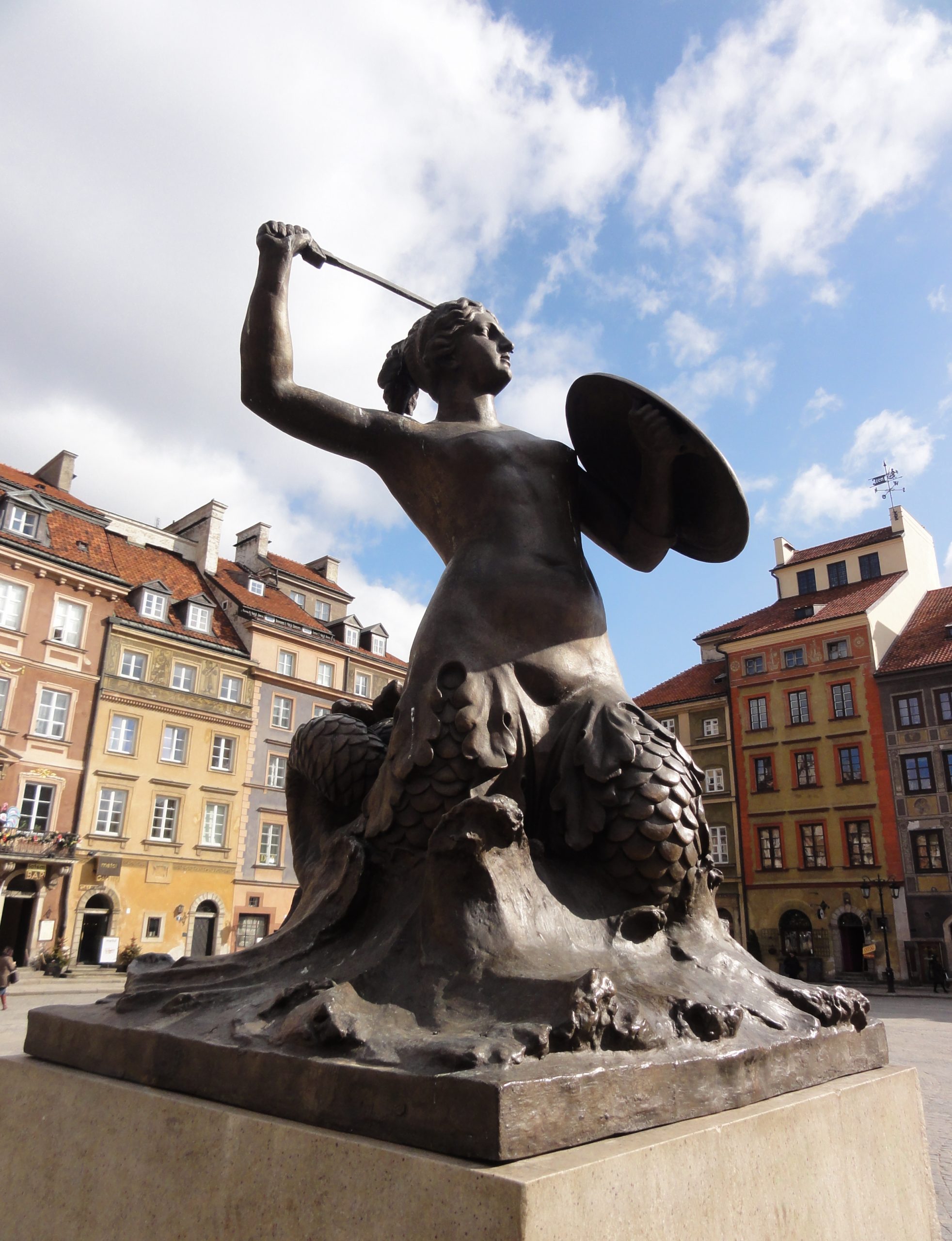 Statue of the Mermaid Warsaw